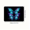 1Pcs Dazzling Double Butterfly Car Trunk Mat with Anti Slip Cargo Liner Waterproof Rear Storage Protector Floor Mat for SUV Seda