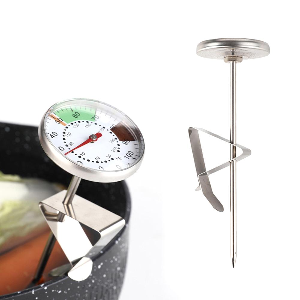 Milk Thermometer 2 Pack for Frothing For Coffee and Chocolate with Stainless Steel and Large Dial for Easy Temperature Reading