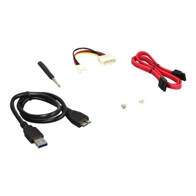 DeLOCK 3.5"- 5.25" Mobile Rack for 2.5" SATA Hard Drives and SSDs 2.5" Black Mobile Storage Rack