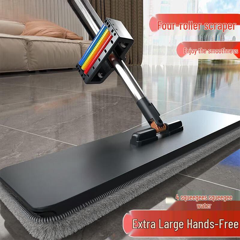 Self-Wringing Flat Mop