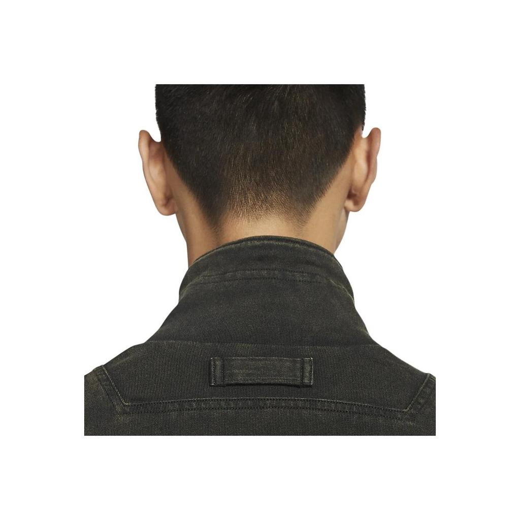 Nike Sportswear Stand Collar Letter Logo Print Casual Long Sleeve Jacket Men Jackets Black DV3314-010