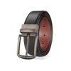 eather in uckle Belt en's ift Box owhide Men's Business Casual Jeans ouble-sided imple Belt