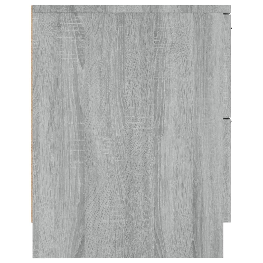 Nightstands 2 pcs Grey Sonoma Particleboard