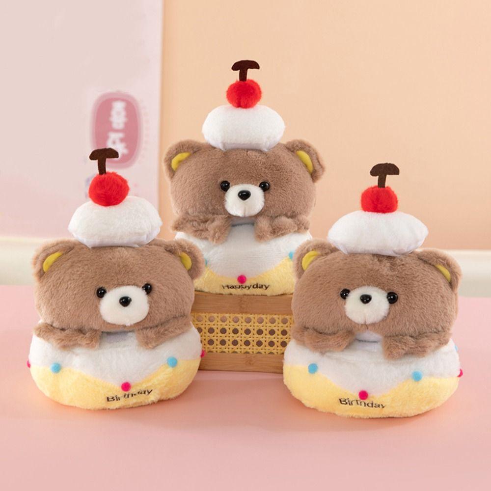 Cartoon Plush Bear Doll Creative Birthday Gifts Interactive Stuffed Animal Doll  Girls