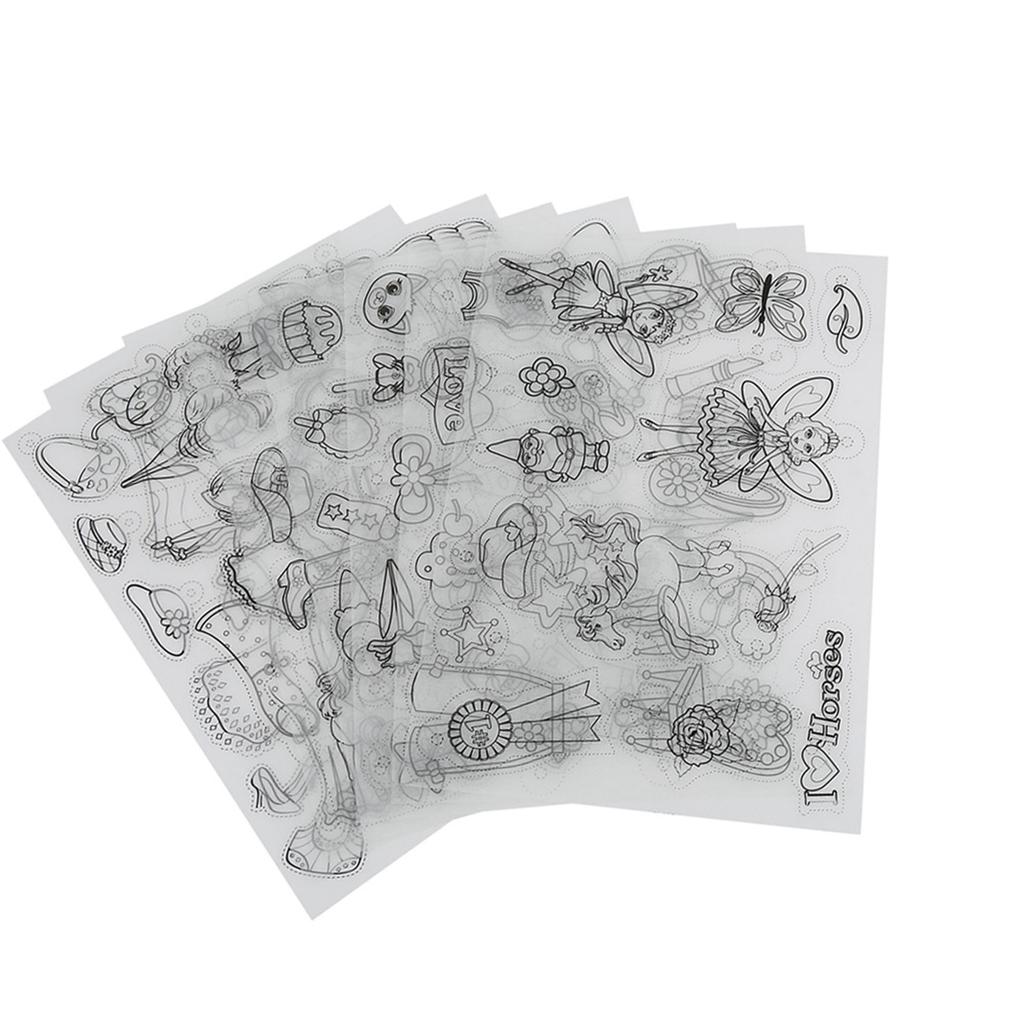 Plastic Heat Shrink Sheet Shrinkable DIY Handmade Craft Tool Girl"s Style