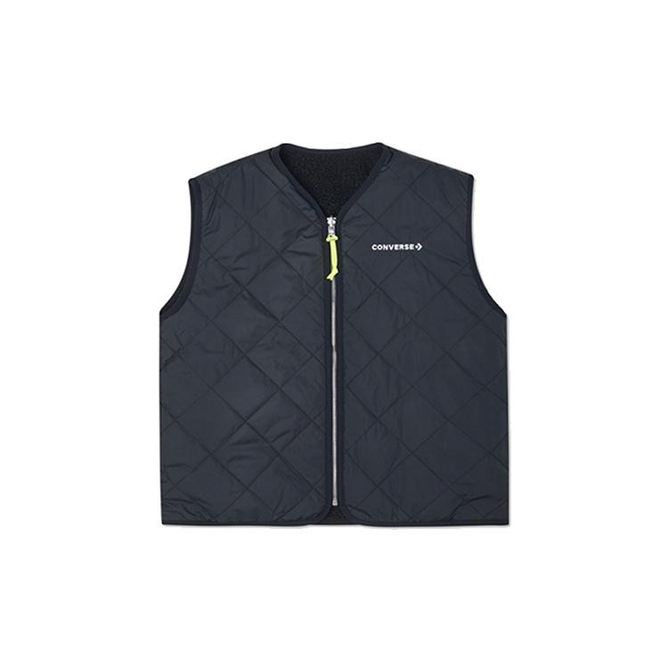 (WMNS) Converse Sherpa Reversible Vest Asia Sizing Black Women s 10020286A02 XS