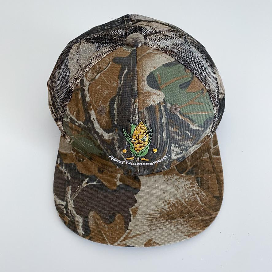 

[USED] Vintage embroidered corn camouflage mesh trucker hat