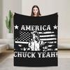 Norris Actor Vintage Poster Throw Blanket Soft Comfy Funny Blanket  For Sofa Home Travel Flannel Bedspread Bed Cover