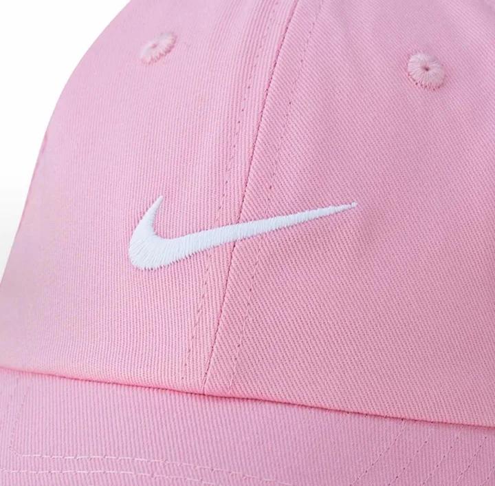 Nike Vintage Logo Embroidered Curved Brim Hat for Young Men Women, Adjustable Breathable UV Protection Headwear   N32543018GS-003