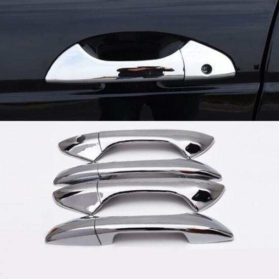 For 08-12 Honda Accord Sedan Chrome Silver Exterior Side Door Handle Covers Trim