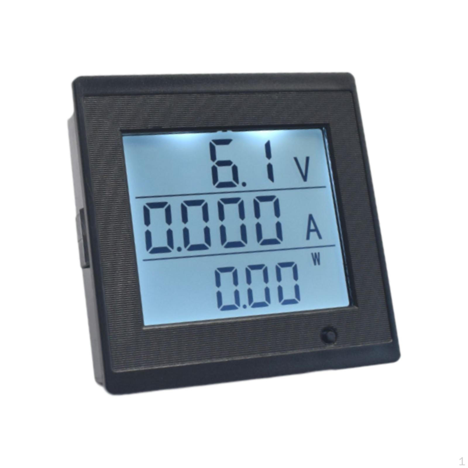 

DC 6-200V 20A Current Meter Energy Measurement Instrument with Alarm Stable High Performance Digital
