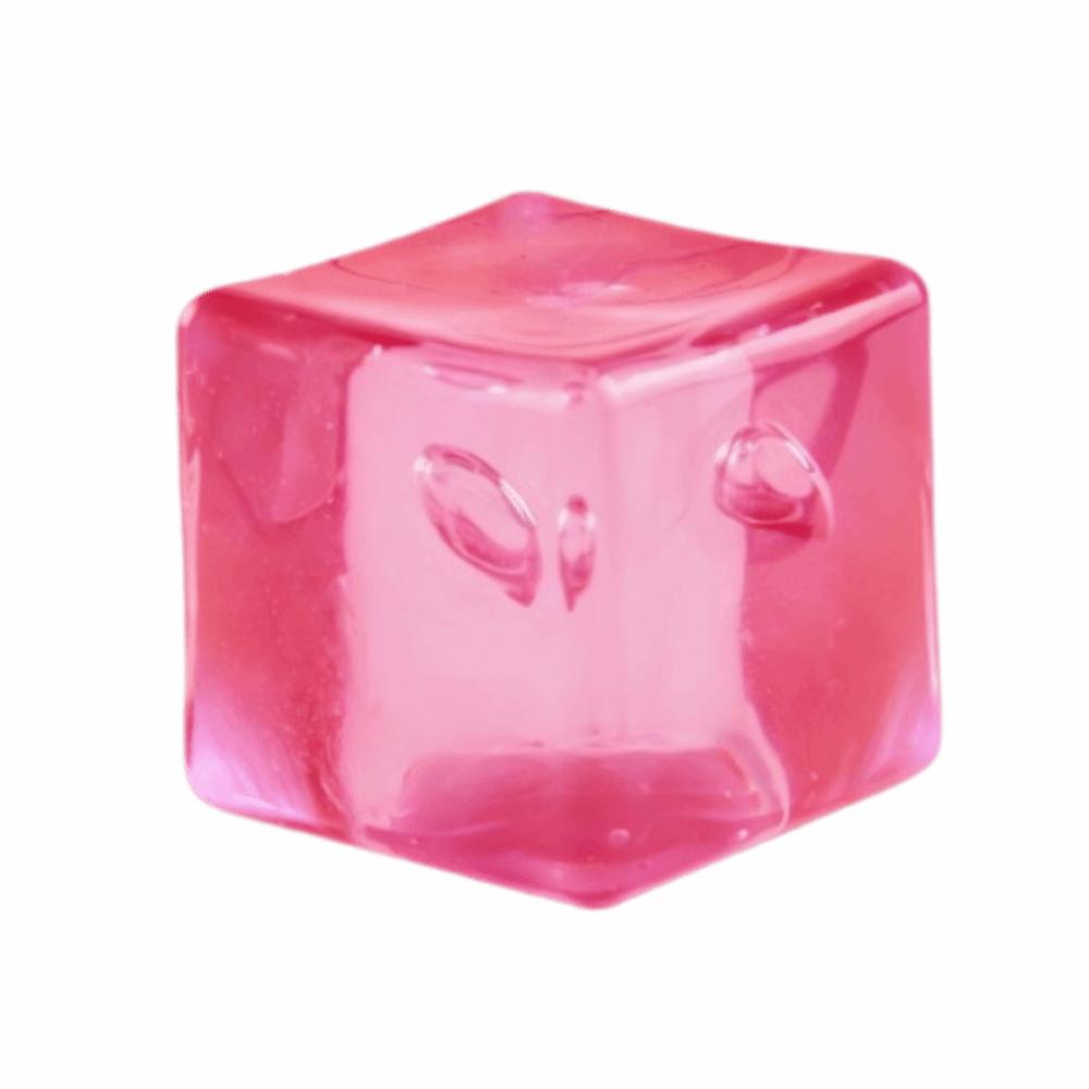 Clear Cube Squeeze Ball Soft Slow Rebound Toy Anti-Anxiety Sensory Cube  Office Break