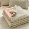 Garza a Doppio Strato Sicura Coperta Estiva Fresca Lavabile in Lavatrice Set Biancheria da Letto Copertura per Condizionatore Leggera Regalo Biancheria da Letto
