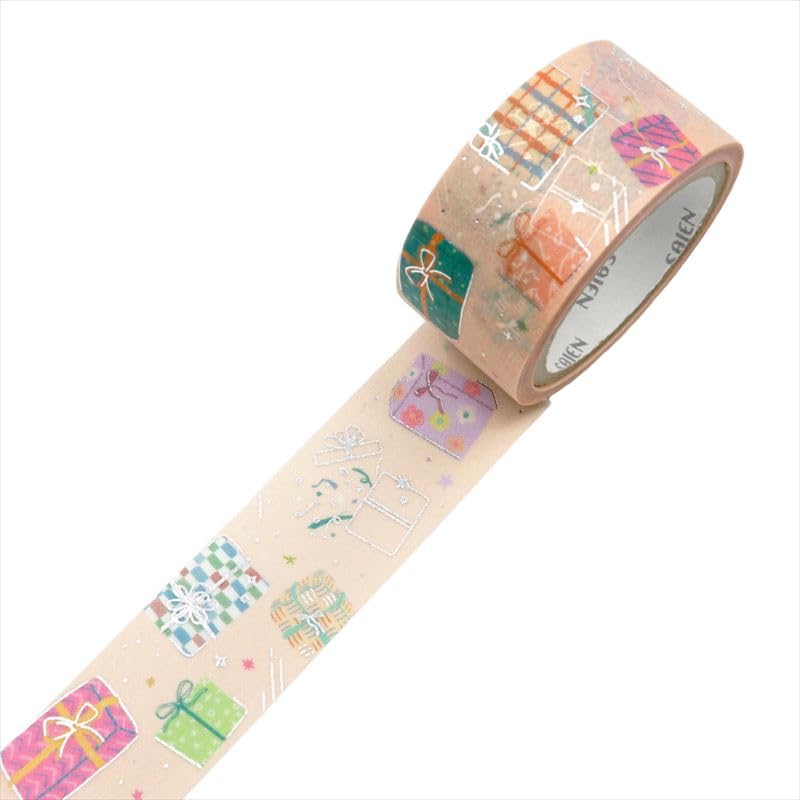 Made In Japan SAIEN Masking Tape Gift 20mm X 5m Roll UR-4091