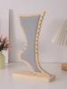Solid Wood Necklace Display Stand Jewelry Rack Pendant Holder Foot Jewelry Display Props Jewelry Packaging