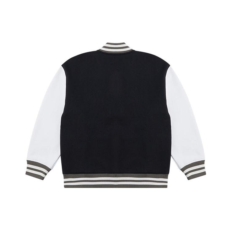 Champion FW22 Champion Verdickt und mit Fleece gefüttert, Großer Logo-Aufdruck Offener Kragen Mantel Lässig Sport Thermisch Verdickt C2-W003