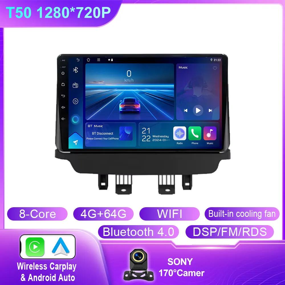 Android 14 Carplay Auto For Mazda CX-3 CX3 Mazda 2 DK 2014 - 2017 2018 2019 2020 2021 Car Radio Multimedia Player Stereo 4G WIFI