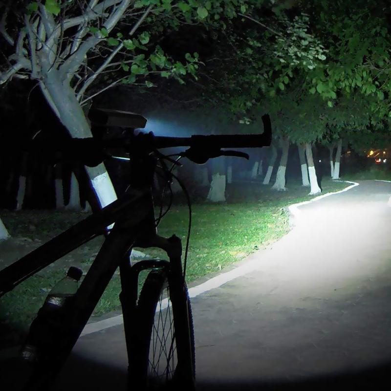 Bicycle Front Bicycle Light Usb Rechargeable Led Bicycle Light Waterproof Bicycle Headlight Climbing Safety Flashlight Light
