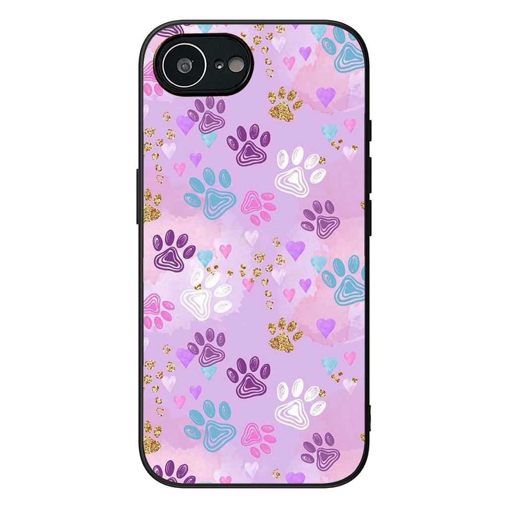 Cute Dog Cartoon Paw Cat Protective Cover for Apple iPhone 12 13 Mini XS 11 Pro Max 7 8 Plus XR SE 2022 SE3 + 8+ Phone Case