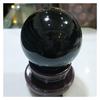 @ Natural Black Gemstone Crystal Stone Sphere Ball For Obsidian Decoration Zr-1637-60%Off