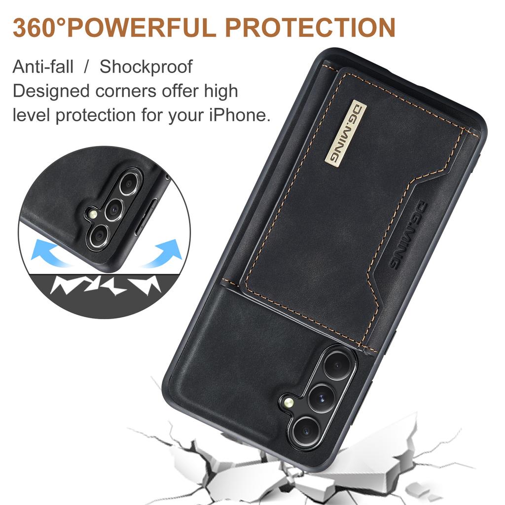 DG.MING M2 Series for Samsung Galaxy A16 5G/A16 4G Case PU+PC+TPU Phone Cover Detachable Wallet
