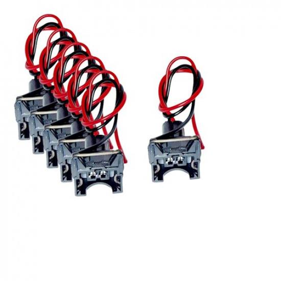 

Set of 6 Kit Electrical Connector for Fuel Injector FJ210 Fits:Chrysler Dodge V6