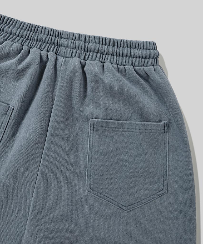 Beodeonteu Multi-Cut Line Pigment Sweatpants [Heather Blue]