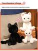 Cute Plush Kitten Doll - Creative Simulation Toy for Kids' Birthday Gift