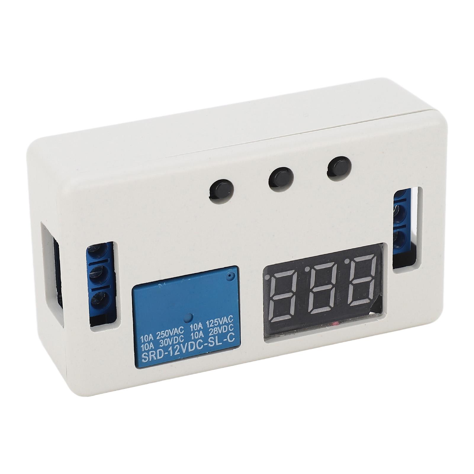 

Time Delay Relay Module DC 12V Digital Timer Multifunctional Adjustable PLC Cycle Control Switch