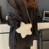 Spring and Summer New Macaroncolored Jelly Bag Textured Chain Shoulder Bag Women's Fashion Versatile Crossbody Pentagon