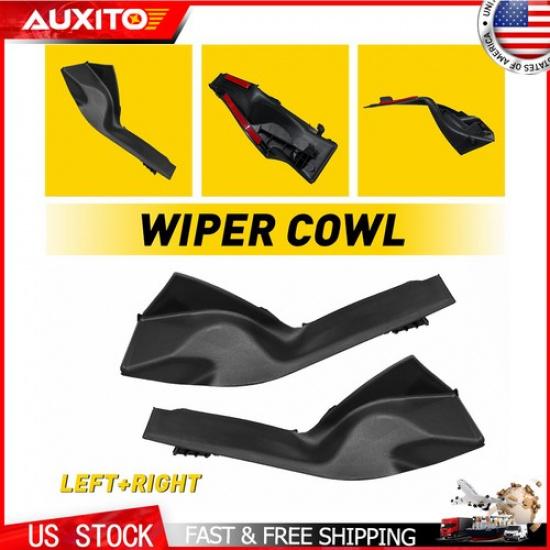 Fits For Toyota Highlander 2008-13 Front Wiper Side Cowl Extension Cover Trim N
