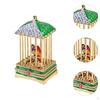 Bird Cage Figurine Jewelry Storage Case Decorative Decor Earrings Organizer Keepsake Box for Ring
