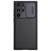 For Samsung Galaxy S22 Ultra 5G NILLKIN Black Mirror Pro Series Camshield Phone Case