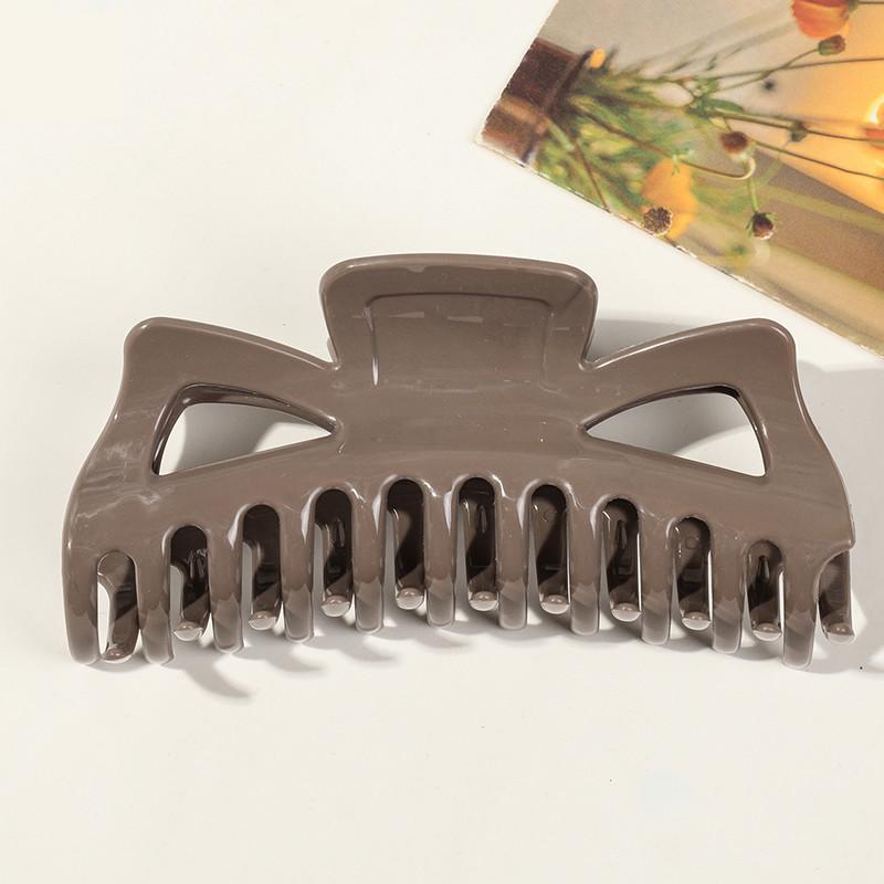 Korean Style Acrylic Solid Color Hair Clip Women's High-end Fashion Shark Clip Hair Accessories