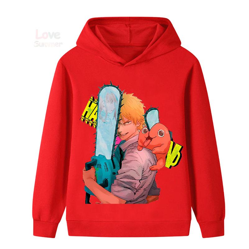 Japanese Anime Children Boys Girls Retro Hoodie Cartoon Jacket Kids Manga Coat Anime