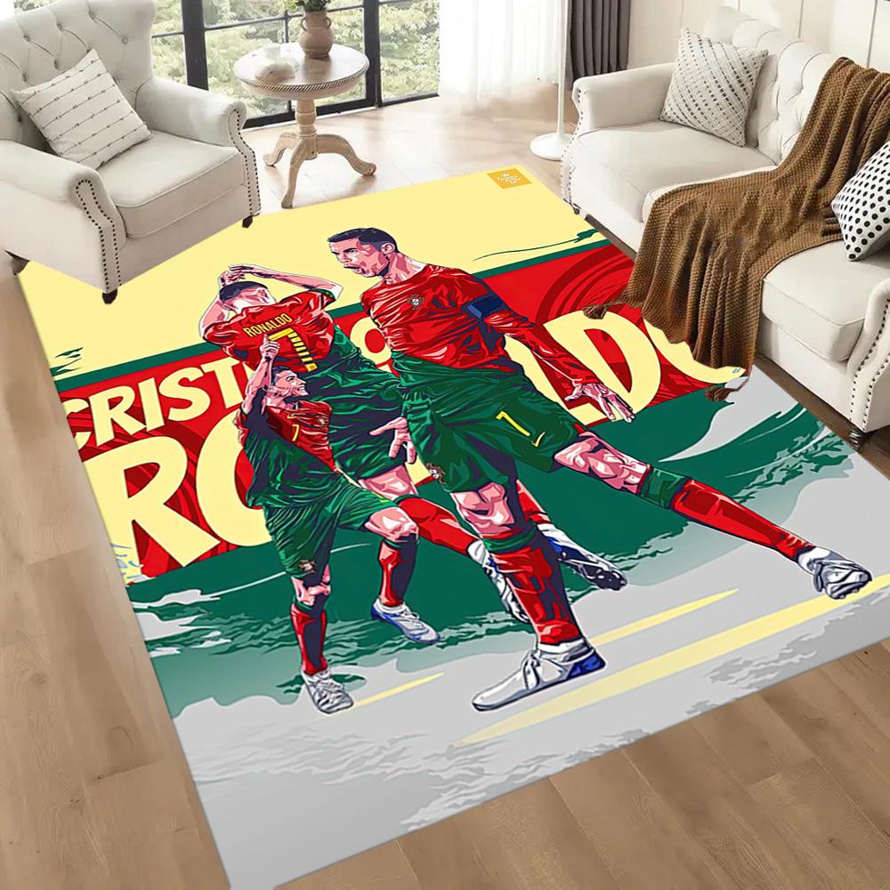 Cr7 Speed Power Legend Square Rugs Are a Great Choice for Living Rooms, Bedrooms, Home Décor, and As Gifts.