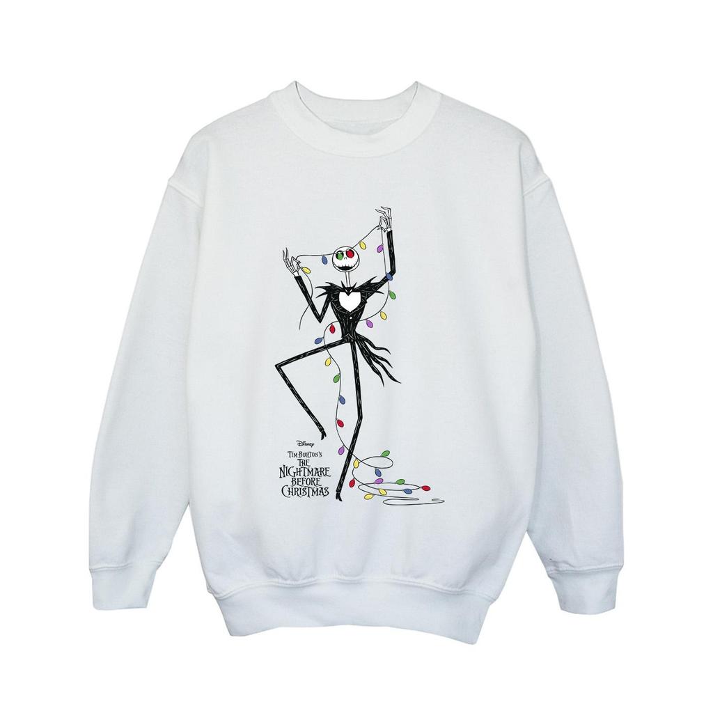 The Nightmare Before Christmas Flickor Ljus Sweatshirt