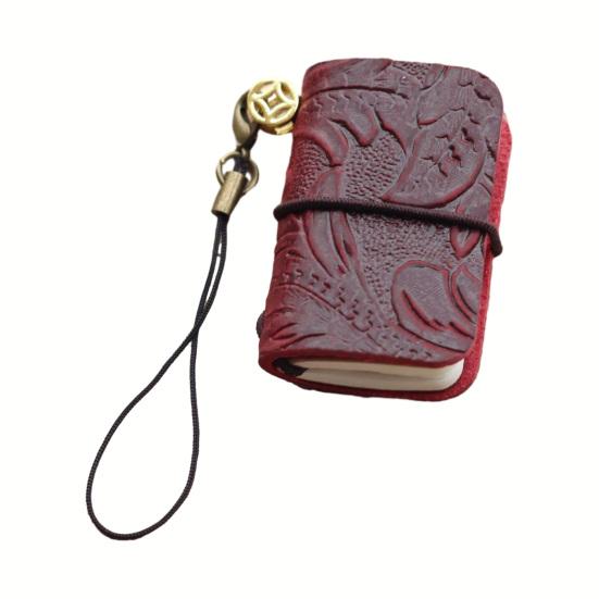 Vintage Armas Mini Märkmik Kunstnahast Kaane ja Rihmaga Täidetav Väike Reisi Päevik Tasku Päevik Reisimiseks Kirjutamiseks