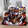 HD Robot GUNDAM Cartoon Soft Flannel Blanket for Bed Bedroom Sofa Picnic,Throw Blanket for Cover Office Christmas Gift Kids