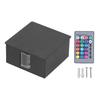 RGB Remote Control Wall Lamp 3W LED Modern Decorative Light for Living Room Hotel Villa KTV