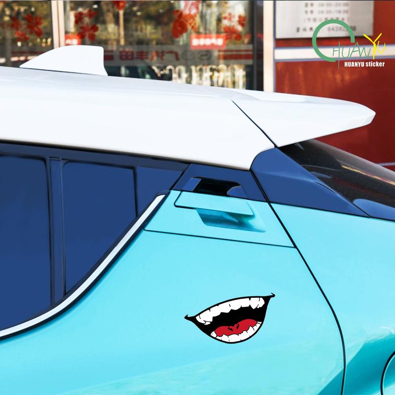 Sukuna Mund Feine Autoaufkleber Vinyl Autoaufkleber Stoßstangen Dekoration Anime Kratzfest Lustiger Fahrzeugaufkleber