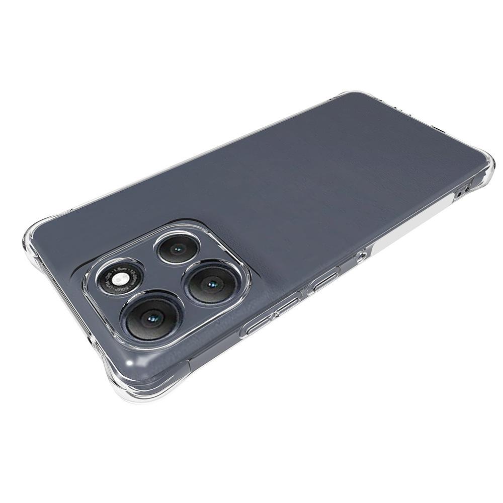 For Motorola Moto G86 Power 5G Case WANLONFENG WL Series 2.0mm TPU Phone Cover with Tempered Glass Film