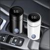 500ml Portable Car Smart Thermos Bottle Temperature Display Cup Coffee Cup For Volkswagen Golf-6 7 4 5 POLO Passat B5 B6 B7 T4 T5 Tiguan Jetta Gol
