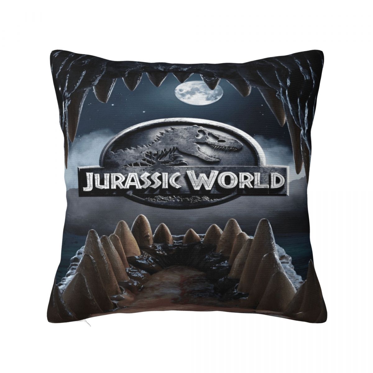 

Jurassic Park World Pillowcase Accessories Printing Cushion Cover Throw Pillow Cover Home Decorations Zippered Multi Size 12x12Inch