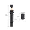4pcs Adjustable Automatic Stop Tire Deflator Professional 5 Valve Caps Storage Bag Car Truck Motorcycle Compact Air Down Tool