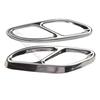 Fit For Mercedes Benz A B C E GLC GLE Class W176 W246 W205 W213 AMG Car Styling Stainless Steel Exhaust Pipe Cover Trim