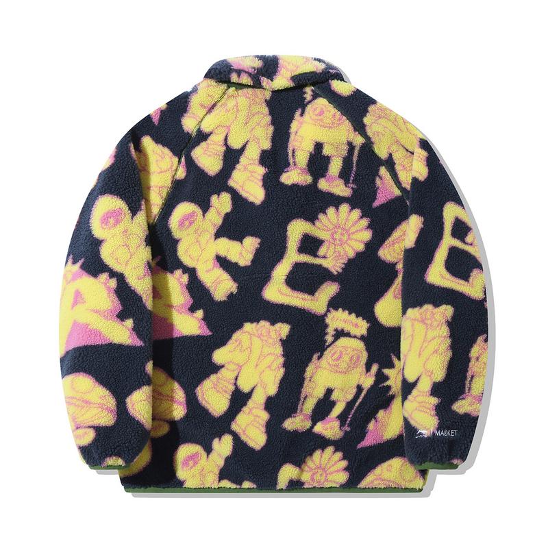 Li Ning Casual Thick Fleece Sweatshirt Men Tops Night-Sky-Blue AWDT913-2