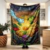 Plants VS Zombies Print Blanket - Soft & Comfortable, for Bedroom, Travel, Sofa, Home Decoration - Birthday Christmas Gift for Friend