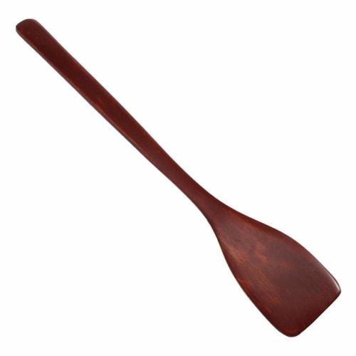 Awstroe Spatula, Practical Wooden Stick-Free Spatula for Baking, Frying, and Cake Making (Red)