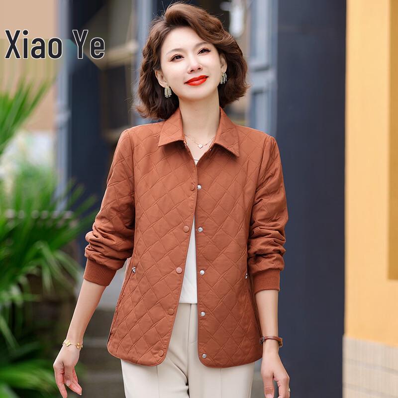 Women s Loose Fit Lapel Spring Jacket 4XL